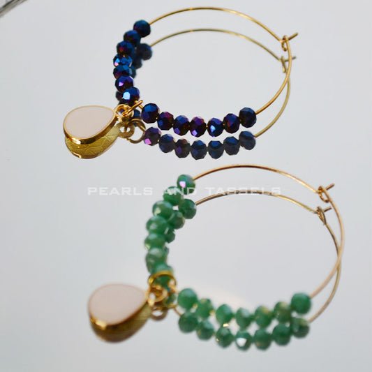 Tear Drop Hoops